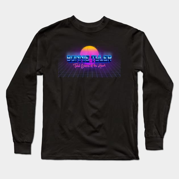 bonnie tyler - total eclipse of the heart Long Sleeve T-Shirt by goksisis